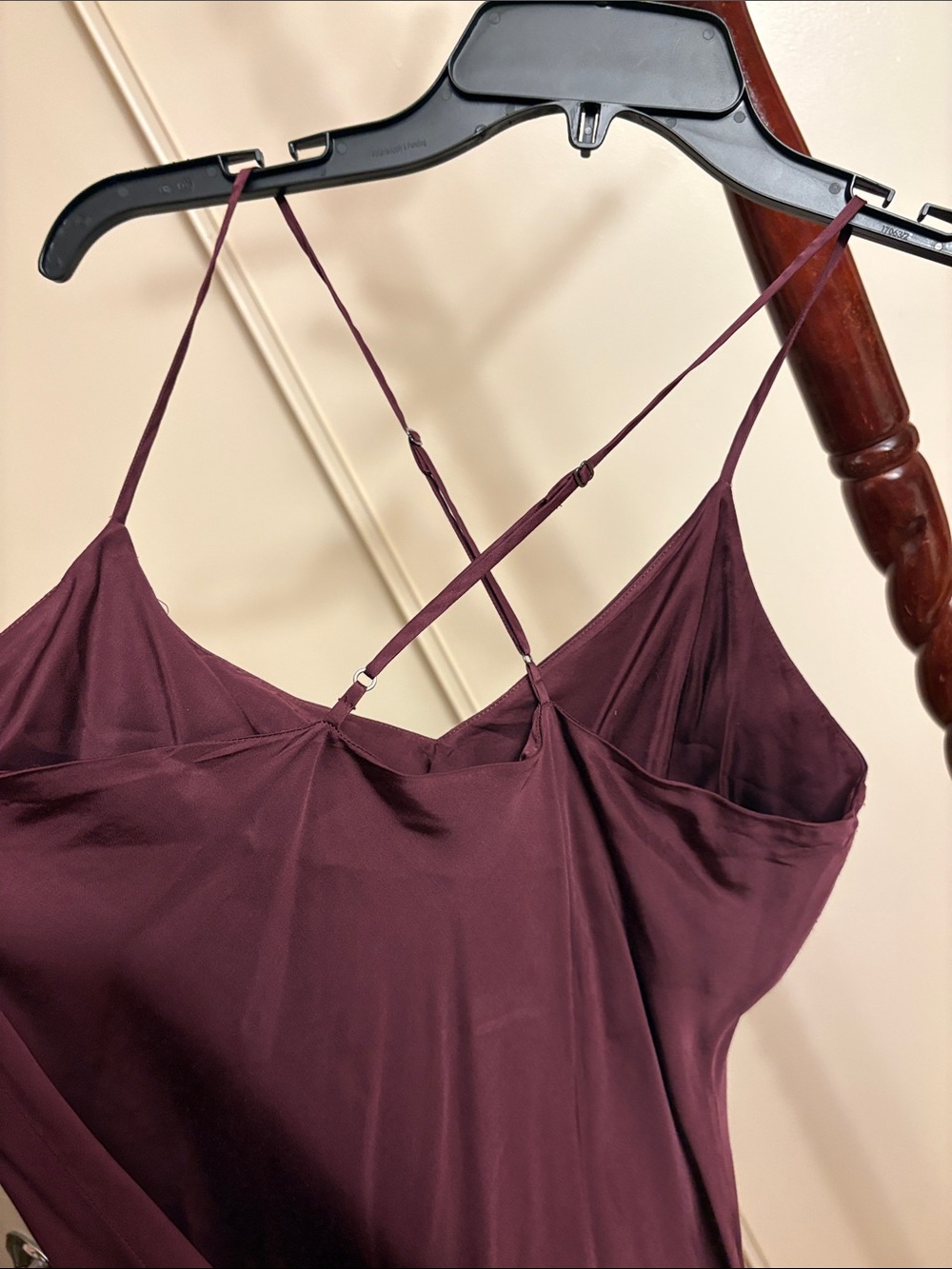 Ag Adriano Goldschmied Plum Silk Slip Dress - Picture 4 of 7